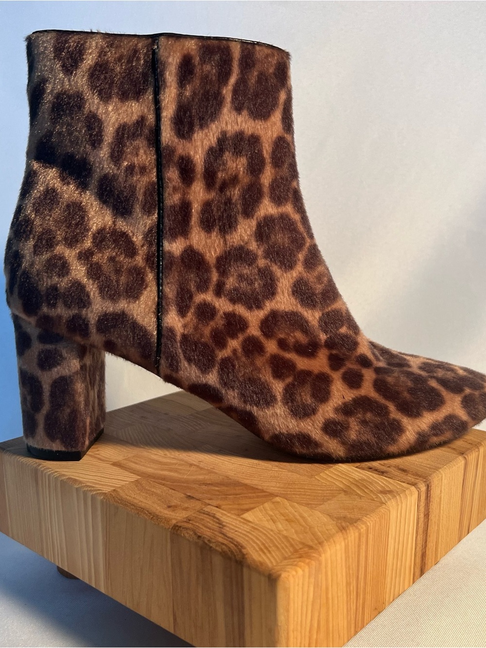 Nine West Leopard Print Ankle Boot in Brown